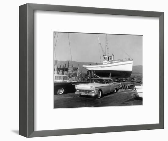 1957 Ford Fairlane, (c1957?)-Unknown-Framed Photographic Print