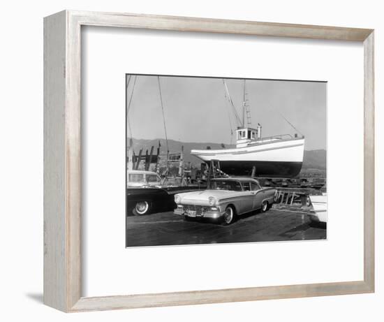 1957 Ford Fairlane, (c1957?)-Unknown-Framed Photographic Print