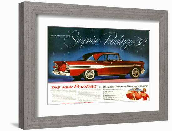 1957 Pontiac Surprise Package-null-Framed Art Print