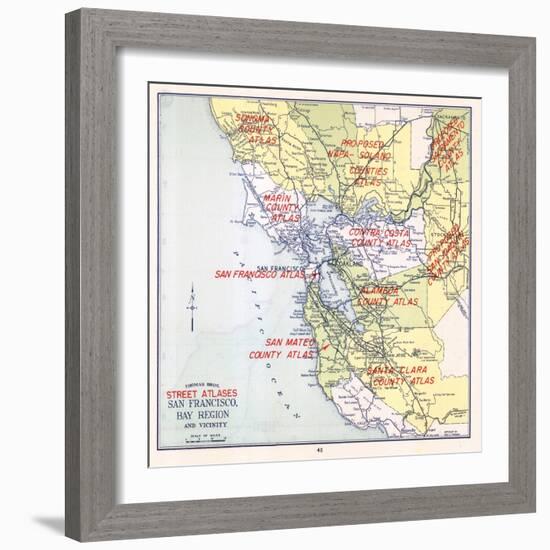 1957, San Francisco Bay Region, California, United States-null-Framed Giclee Print