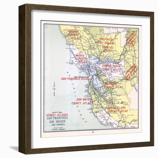 1957, San Francisco Bay Region, California, United States-null-Framed Giclee Print