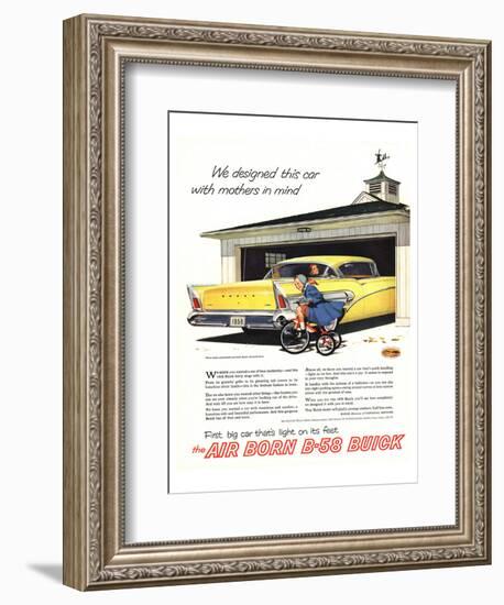 1958 GM Buick- Mothers in Mind-null-Framed Art Print