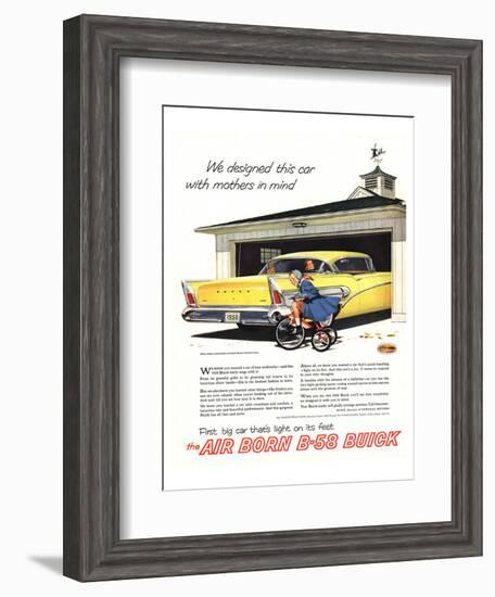 1958 GM Buick- Mothers in Mind-null-Framed Art Print