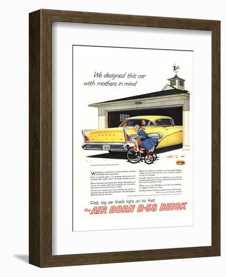 1958 GM Buick- Mothers in Mind-null-Framed Art Print