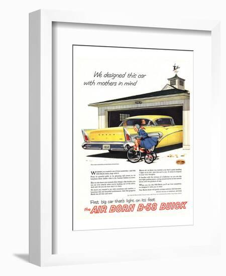 1958 GM Buick- Mothers in Mind-null-Framed Art Print