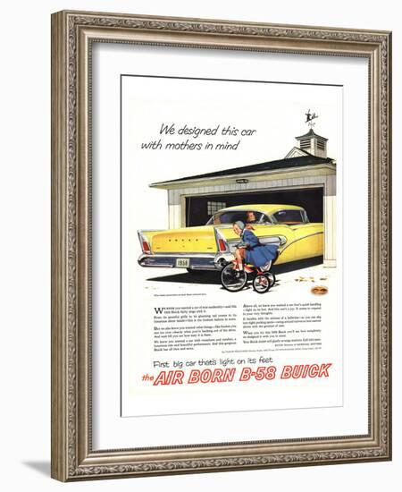 1958 GM Buick- Mothers in Mind-null-Framed Art Print