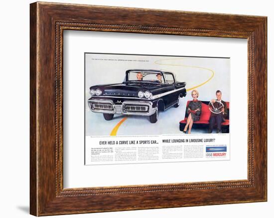 1958 Mercury Sports-Car Spirit-null-Framed Art Print