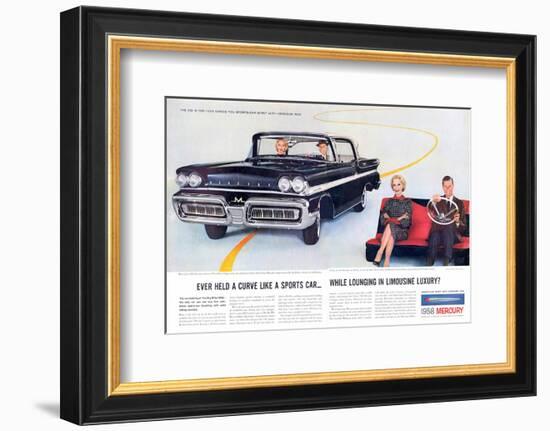 1958 Mercury Sports-Car Spirit-null-Framed Art Print