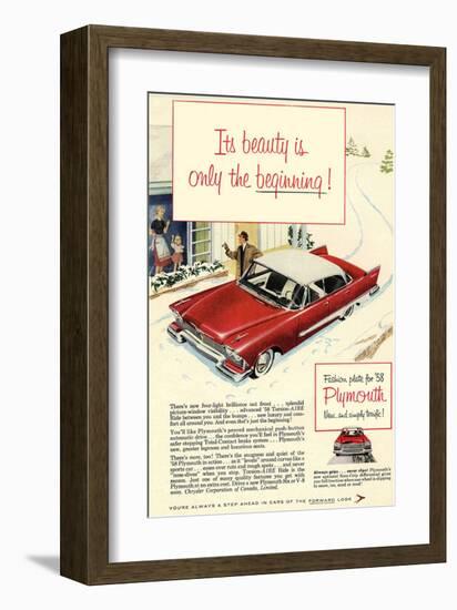 1958 Plymouth - the Beginning-null-Framed Art Print