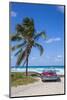 1959 Dodge Custom Loyal Lancer Convertible, Playa Del Este, Havana, Cuba-Jon Arnold-Mounted Photographic Print