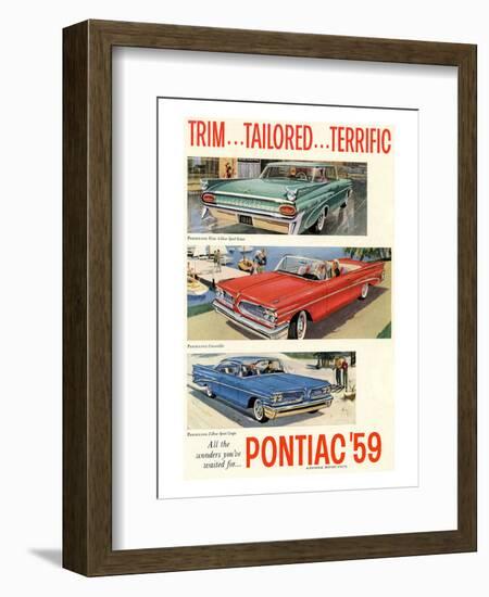 1959 GM Pontiac-Trim Tailored…-null-Framed Art Print