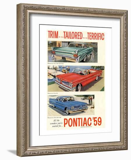 1959 GM Pontiac-Trim Tailored…-null-Framed Art Print