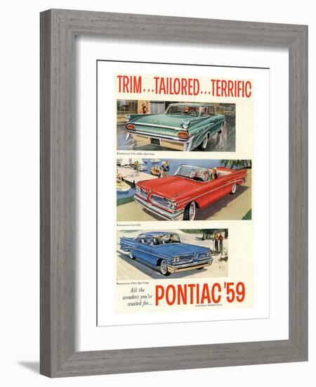 1959 GM Pontiac-Trim Tailored…-null-Framed Art Print