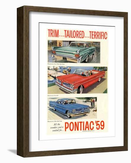 1959 GM Pontiac-Trim Tailored…-null-Framed Art Print