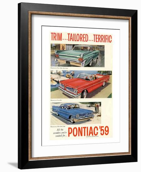 1959 GM Pontiac-Trim Tailored…-null-Framed Art Print