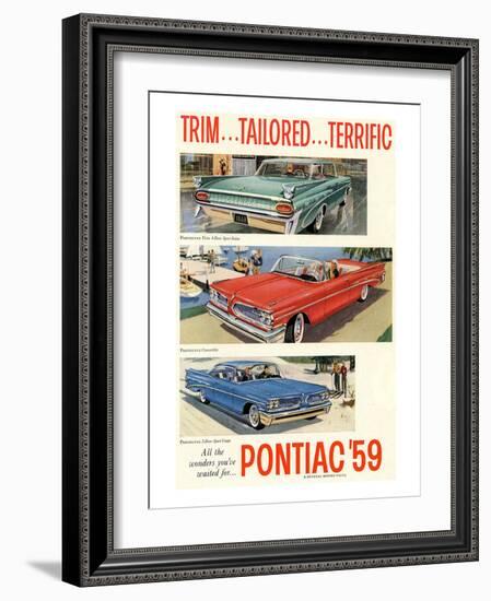 1959 GM Pontiac-Trim Tailored…-null-Framed Art Print