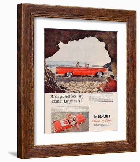 1959 Mercury - …Sitting in It-null-Framed Art Print