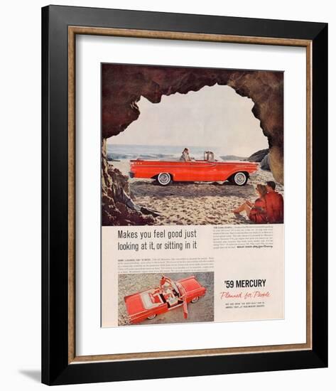 1959 Mercury - …Sitting in It-null-Framed Art Print