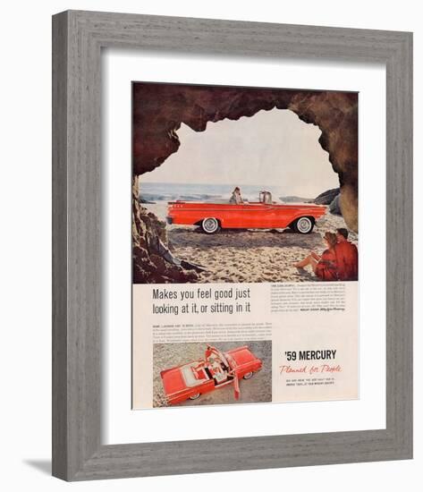 1959 Mercury - …Sitting in It-null-Framed Art Print