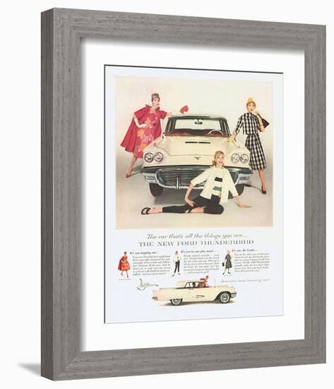 1959 Thunderbird - All You Are-null-Framed Art Print