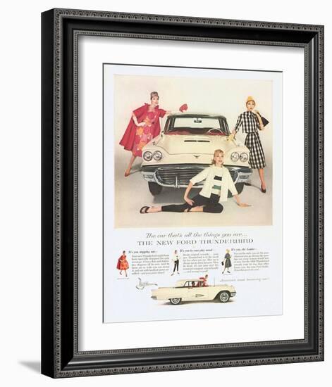 1959 Thunderbird - All You Are-null-Framed Art Print