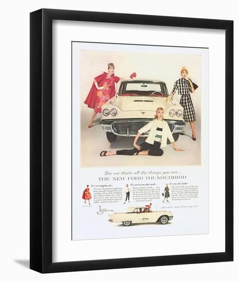 1959 Thunderbird - All You Are-null-Framed Art Print