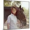 1960: American Dressage Rider, Patricia Galvin with Horse, Rath Patrick, 1960 Rome Olympic Games-George Silk-Mounted Photographic Print