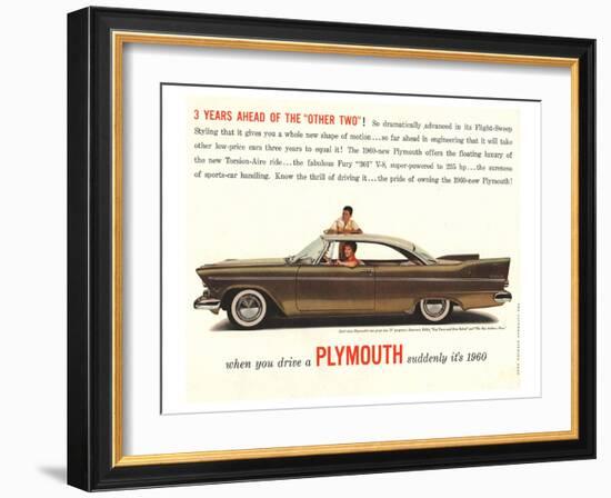 1960 Chrysler Plymouth-null-Framed Art Print