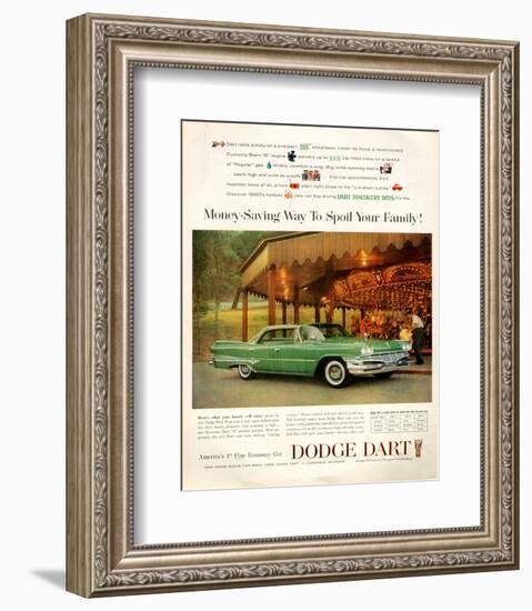 1960 Dodge Dart-Money Saving-null-Framed Art Print