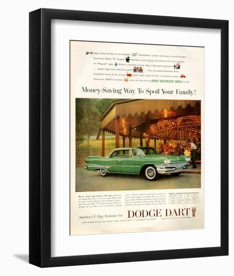 1960 Dodge Dart-Money Saving-null-Framed Art Print