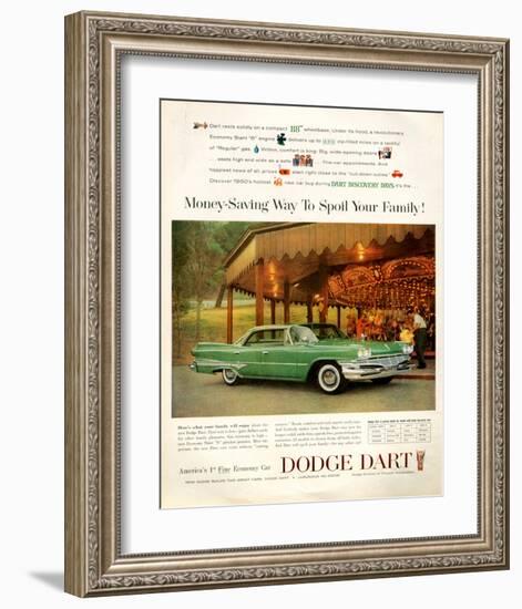 1960 Dodge Dart-Money Saving-null-Framed Art Print