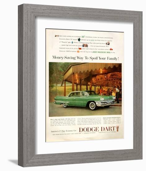 1960 Dodge Dart-Money Saving-null-Framed Art Print