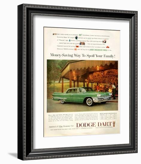 1960 Dodge Dart-Money Saving-null-Framed Art Print