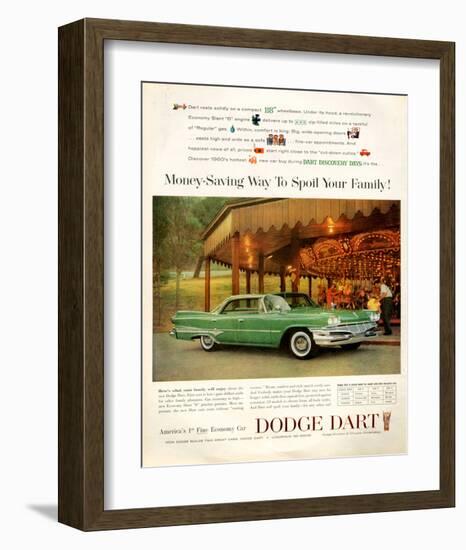 1960 Dodge Dart-Money Saving-null-Framed Art Print