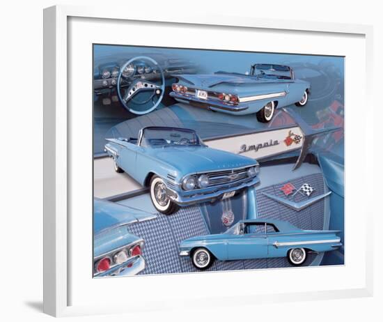 1960 Impala-null-Framed Art Print