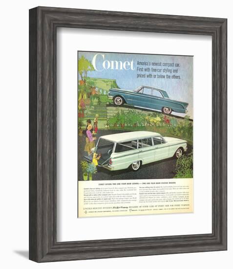 1960 Mercury-Comet Compact Car-null-Framed Art Print