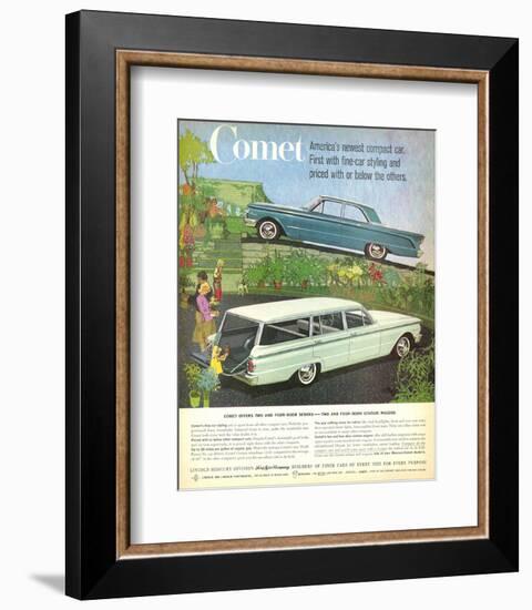 1960 Mercury-Comet Compact Car-null-Framed Art Print