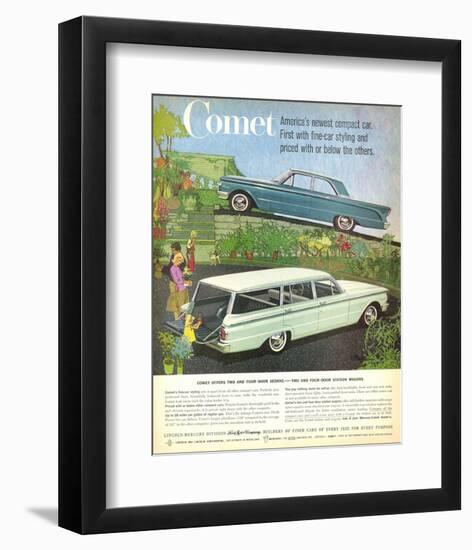 1960 Mercury-Comet Compact Car-null-Framed Art Print