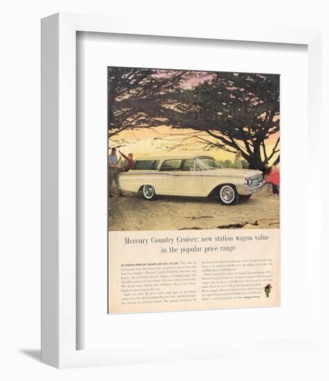 1960 Mercury Country Cruiser-null-Framed Art Print