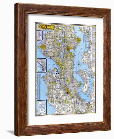 1960, Seattle 1960, Washington, United States-null-Framed Giclee Print