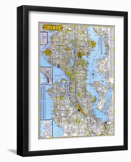 1960, Seattle 1960, Washington, United States-null-Framed Giclee Print