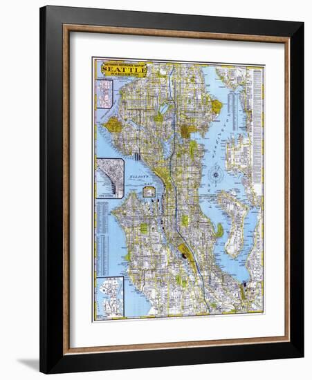 1960, Seattle 1960, Washington, United States-null-Framed Giclee Print