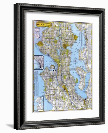 1960, Seattle 1960, Washington, United States-null-Framed Giclee Print