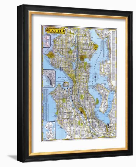 1960, Seattle 1960, Washington, United States-null-Framed Giclee Print