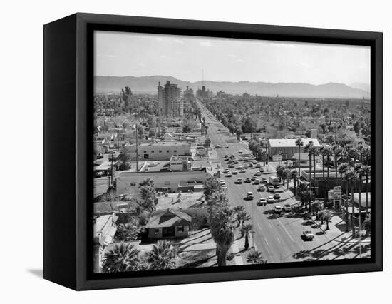 1960s Downtown Phoenix Arizona-null-Framed Premier Image Canvas