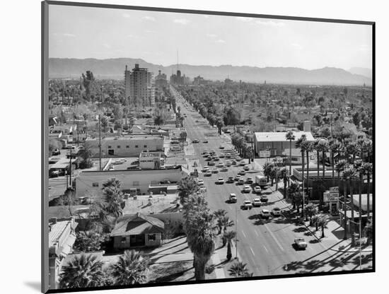 1960s Downtown Phoenix Arizona-null-Mounted Photographic Print