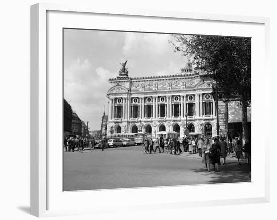 1960s Palais Garnier at Place De L'Opera Paris, France-null-Framed Photographic Print