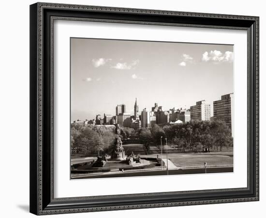 1960s Skyline Philadelphia, Pennsylvania-null-Framed Photographic Print