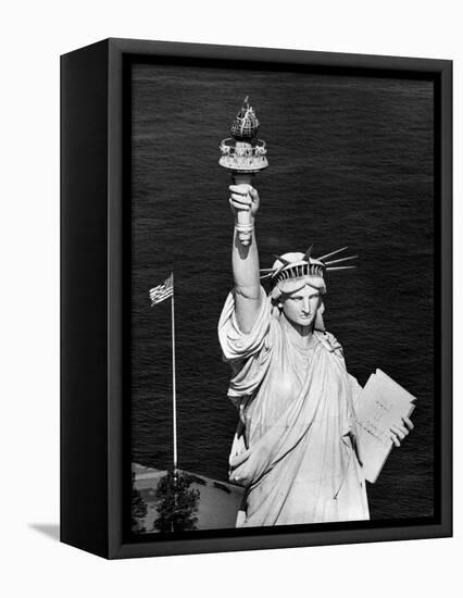 1960s Statue of Liberty Shown from Waist Up-null-Framed Premier Image Canvas