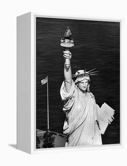 1960s Statue of Liberty Shown from Waist Up-null-Framed Premier Image Canvas